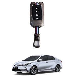 Toyota Corolla Grande 2018-22 Key Cover With Metal Shell