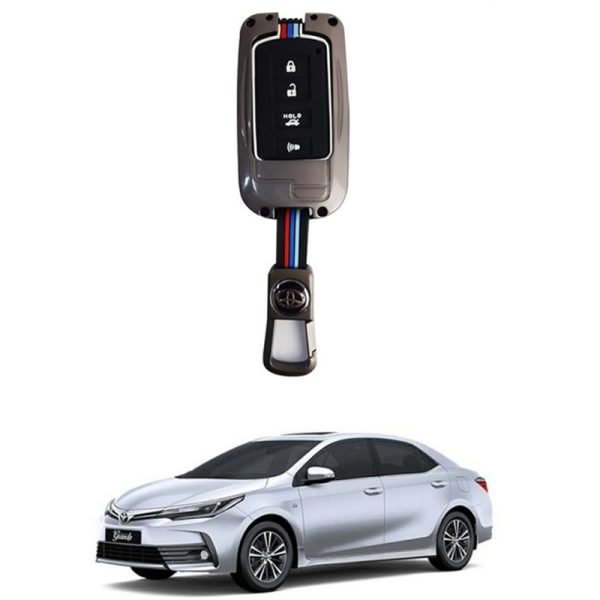 Toyota Corolla Grande 2018-22 Key Cover With Metal Shell