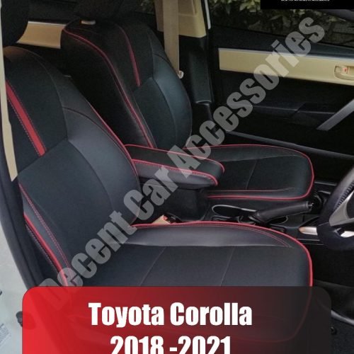 TOYOTA COROLLA 2018-21 BLACK AND RED