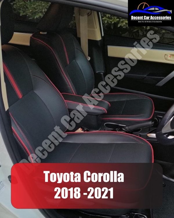 TOYOTA COROLLA 2018-21 BLACK AND RED