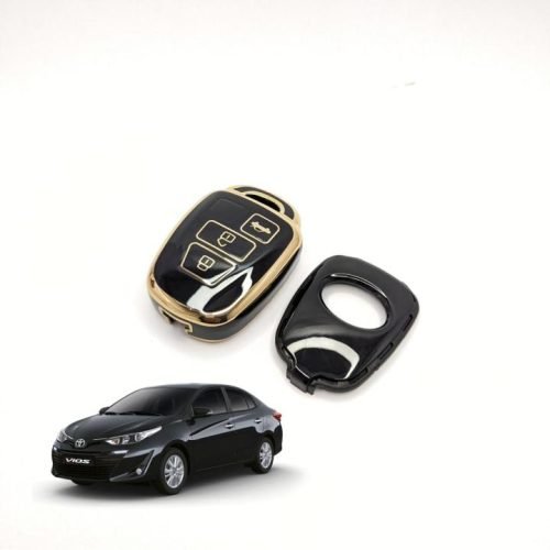 Exclusive Gold-Line Toyota Yaris 1.3 TPU Key Cover