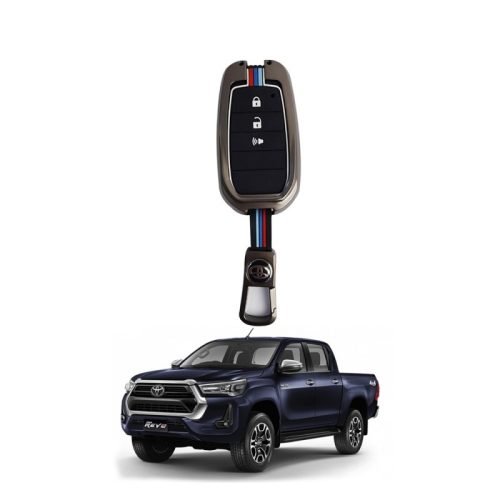 Toyota Hilux Revo 2016-22 Key Cover With Metal Shell