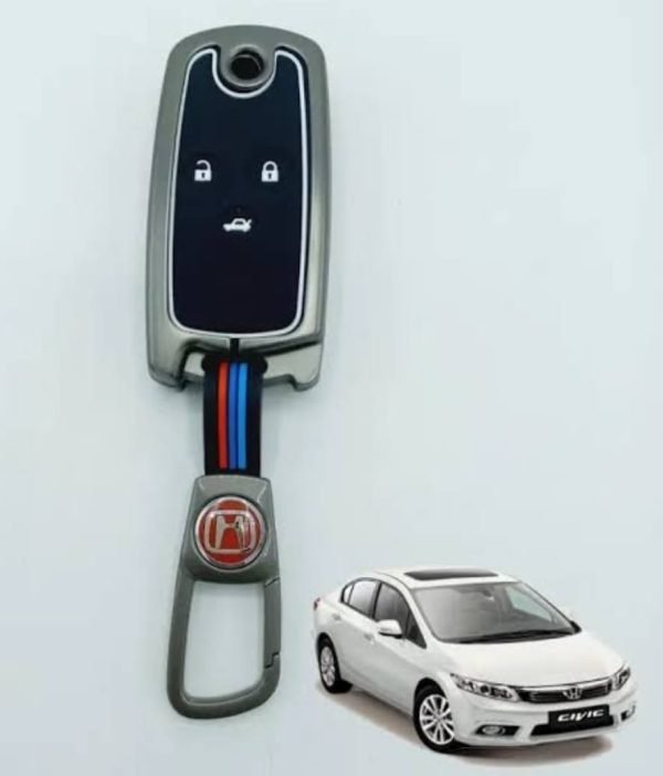 Honda Civic 2015 METAL Key Cover WITH METAL SHALL