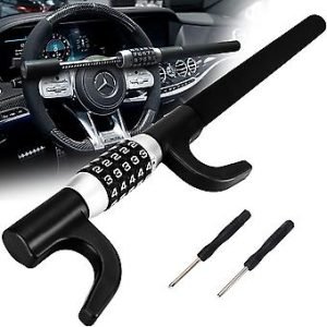 Car Steering Wheel Lock 5 Password Coded Lock