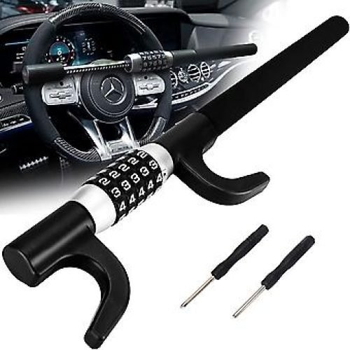 Car Steering Wheel Lock 5 Password Coded Lock