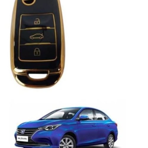 Exclusive Gold-Line Changan Alsvin TPU Key Cover