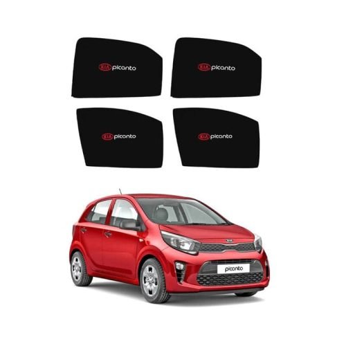 KIA Picanto 2020 High Quality Sunshades with Logo