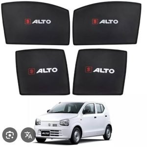 Suzuki Alto 2019-24 High Quality Sunshades with Logo