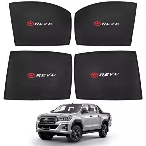 Toyota REVO High Quality Sunshades with Logo