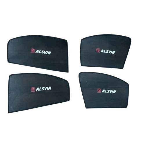 Changan Alsvin High Quality Sun Shade with Logo 4Pcs – Black