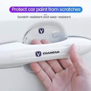 CHANGHAN  8 Pcs Car Door Handle Door Bowl Protector Transparent