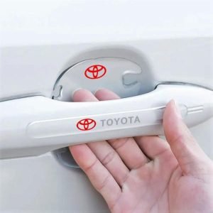 Toyota 8 Pcs Car Door Handle Door Bowl Protector Transparent