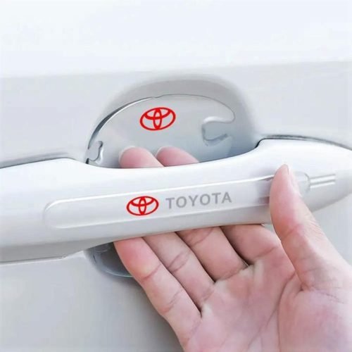 Toyota 8 Pcs Car Door Handle Door Bowl Protector Transparent