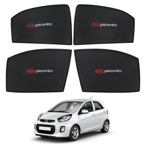 KIA Picanto 2020 High Quality Sunshades with Logo