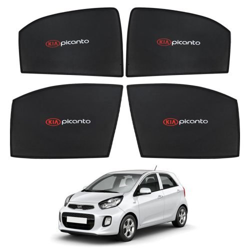 KIA Picanto 2020 High Quality Sunshades with Logo
