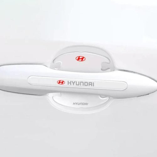 Hyundai 8 Pcs Car Door Handle Door Bowl Protector Transparent