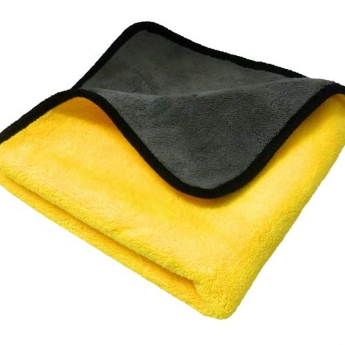 Microfiber Towels Yellow & Grey 40X40 (900 GSM