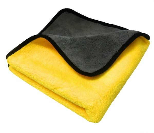Microfiber Towels Yellow & Grey 40X40 (900 GSM